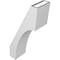 Ekena Millwork 5 1/2-in. W x 10-in. D x 22-in. H Westlake Architectural Grade PVC Knee Brace BRCP055X10X22WTL - alternate 3